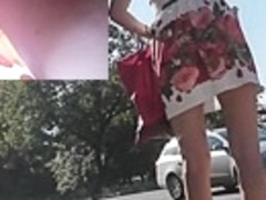 Very hawt strings up blondes white petticoat