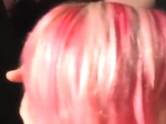 amanda gets a big load all over her tits