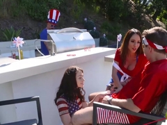 Ariella Ferrara And Jennifer Jacobs in Family Fourth Of July