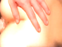 Redhead uses vibrator as she rides cowgirl before getting seeded doggystyle