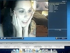 Large wang reaction, web camera doxy