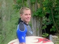 Dad gardener copulates youthful surfer.