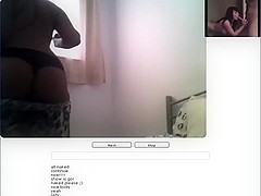 Chatroulette #57 Horny black girl naked.avi