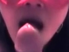 Oriental gives passionation orall-service and cum in throat