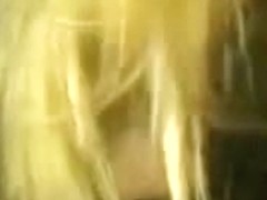 Golden-Haired dong sucker can't expect to receive dark nut