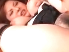 Nasty oriental teacher with enormous