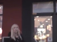 Public Lesbos in Restroom and Changing Rooms