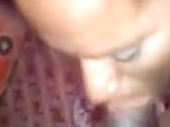 desi- indian aunty giving wonderful blowjob