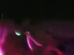 Disco homemade sextape. the girl gets a loud moaning missionary orgasm.