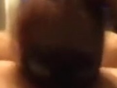 My honey made a amateur pov blowjob video with me. It shows her sucking my black wang and getting .
