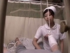Asian nurse rides her patient's dick in spy cam sex video