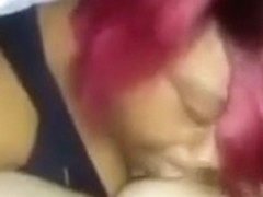 ebony bbw suck small white dick