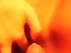 Cumming all over her muff