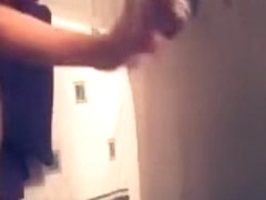 One of the friends of my wife in our bath in nature's garb