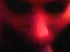 blowing on a large swarthy cock