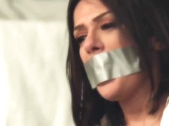 Egyptian Woman Tape Gagged