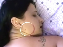 Banged Brunette Teen Gets A Facial Load