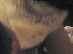 She swallows the entire load while looking at the camera!