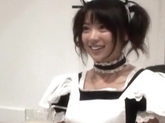 Hottest Japanese slut in Incredible Public, Maid JAV movie