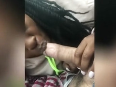 Black Hooker Sucks My White Dick Pulled Over