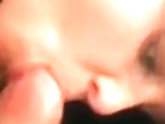 Brunette Teen Girl Enjoys Having