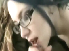 Punk girl ass to mouth
