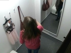 Agreeable Czech Legal Age Teenager Snooped in Changing Room!