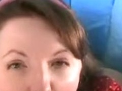 Old fashioned wife receives a large facial