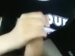 Cute angel blew my plump shaft