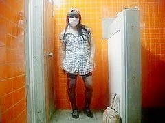 Japanese CD cums in used condom