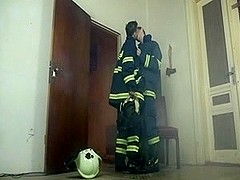 Hot gay firefighters get naughty