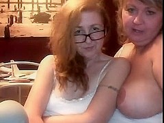 2 Horny Cock Craving Milfs Get Horny Together on Webcam