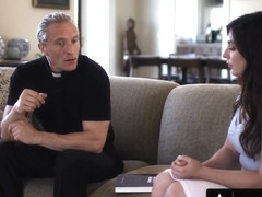 Priest Fucks Horny Babe