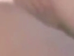 Nude beach - hot brunette plays for voyeur