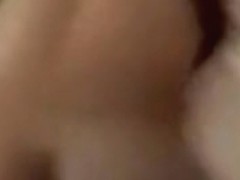 An oriental ex with a hawt body plays with my dick.