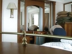 Hidden camera cauth a sexy grandma in her room after bath,!holy fuck!