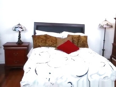 Stepson threesome with house maid stepmom