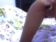 Tight Ass Blonde Rubs  Toys Pussy On Cam