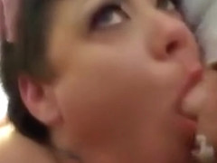 Brunette Teen Blowjob And Cumshot