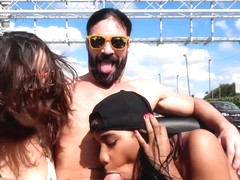 Lascivious Tarts Breathtaking Threesome Sex Video