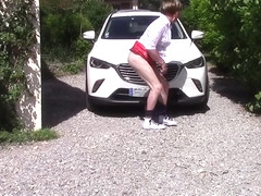 Diana joggeuse prete a partir