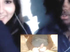 Reacciones de nenas al ver mi polla en la web cam 80. Corrida al final