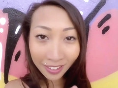 Hardcore Pussy Fuck On The Open Air With Busty Asian