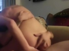 Cowgirl, doggy position sex on the daybed with gf