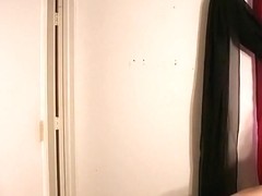 Foxy brunette angel showing off