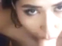 Asian Cute Lilly Loves Sucking Dildo