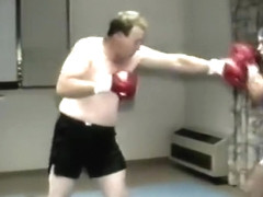 FTV Tara Titanium vs Gene mixed topless boxing