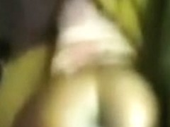 Giant dark wang pounding and cumming her jamaican a-hole