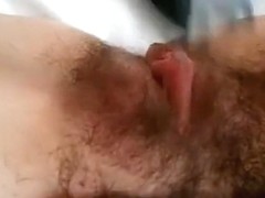 Shaving my hairy cunt