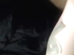 Baby Angel on her back taking it unfathomable